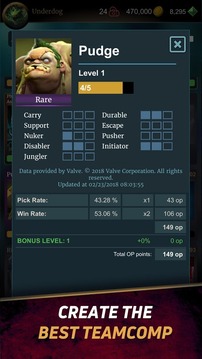 DOTA Hero Manager for Dota2游戏截图2