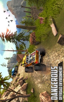 Offroad Monster Truck Hill Adventure 2018游戏截图2