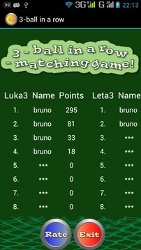 3-ball in a row, matching game游戏截图3