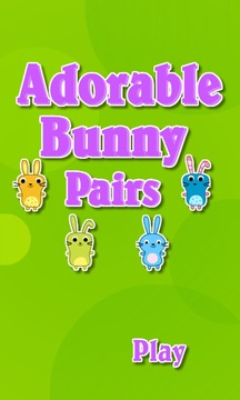 Match Adorable Bunny Pairs游戏截图1