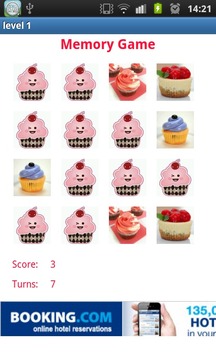 Cupcake Memory游戏截图4