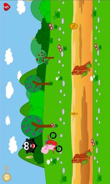 Peppie Pig Motocross Racing游戏截图4