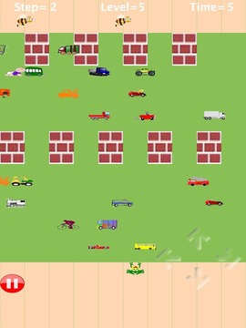 Frog cross the road@free game游戏截图1