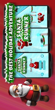 Santa Runner 3D Christmas Dash游戏截图1