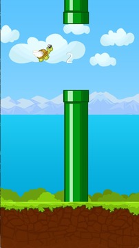 Annoying Pipes - Flying Turtle游戏截图3