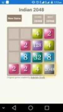 Indian 2048游戏截图1