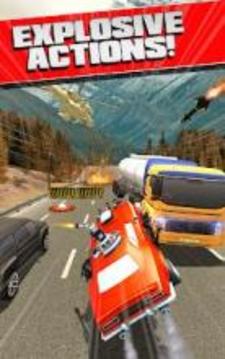 Fastlane Death Road Race - Shooting Car on Highway游戏截图1