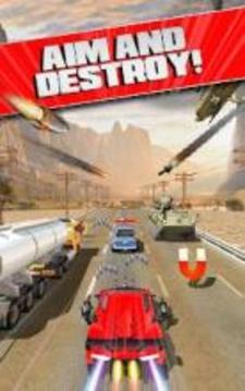 Fastlane Death Road Race - Shooting Car on Highway游戏截图3