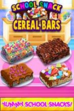 School Lunch Cereal Bars - After School Kids Snack游戏截图3