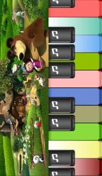 Masha and Bear : Piano Magic Tiles Game For Kids游戏截图1