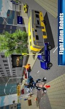 Super Robot Transformation Camper Van Truck Driver游戏截图4