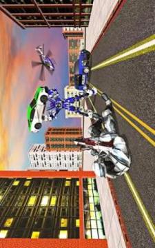 US Police Robot War Multi Robot Transform Games游戏截图2