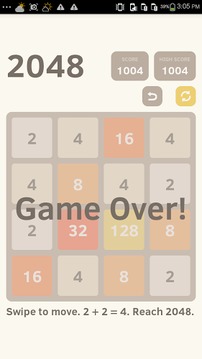 2048 Classic游戏截图3