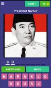Guess Indonesian President游戏截图3