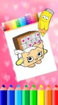 Coloring Book For Shopkins lovers游戏截图2