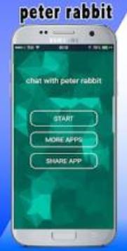 Chat with peter the rabbit Prank游戏截图1