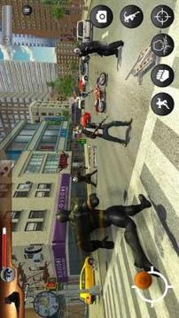 Panther Superhero Bank Robbery Gangster Chase Game游戏截图2
