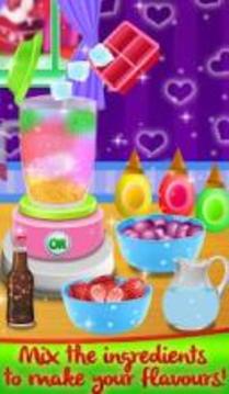 Glowing Slush Maker - Rainbow Desserts Drink游戏截图3