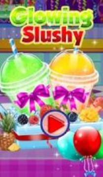 Glowing Slush Maker - Rainbow Desserts Drink游戏截图5