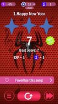 Spider Piano Tiles 2018游戏截图5