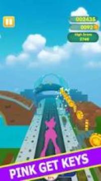 Subway Panther in Pink World 2游戏截图4