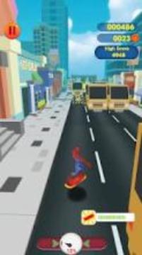 Subway Spider Hero Adventure World游戏截图3