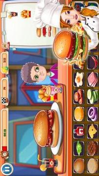 Crazy Burger Chef : Kitchen Fever : Cooking Games游戏截图1