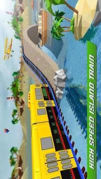 Island Train Cargo Transport Simulator 2018游戏截图3