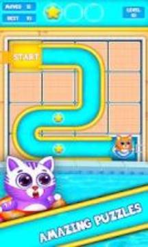 Kitty Pool Slide Fun游戏截图4