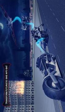 Robot Transforming Flying Bat Attack Robot Games游戏截图3