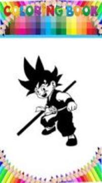 Coloring Goku dragon balls app by fans游戏截图2