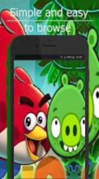 angry bad birds piggies lock wallpapers游戏截图2