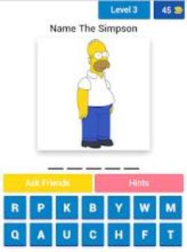 Guess The Simpsons Quiz游戏截图3