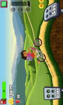 Little Dora Hill Bikes - free dora games for kids游戏截图2