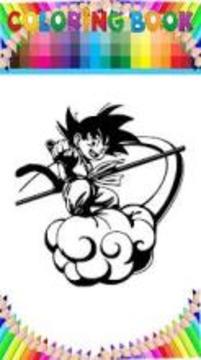 Coloring Goku dragon balls app by fans游戏截图4