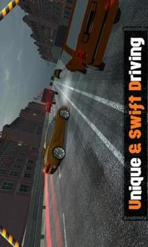 City Traffic Highway Muscle Car – Crazy Drifting游戏截图1