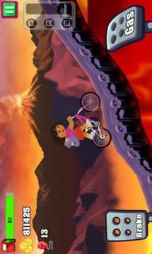 Little Dora Hill Bikes - free dora games for kids游戏截图1