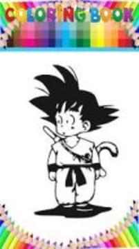 Coloring Goku dragon balls app by fans游戏截图3