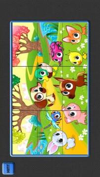 Kids Tile Puzzle - Kids cartoon animal Puzzle游戏截图3