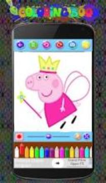 Peppa pig Coloring Game游戏截图2