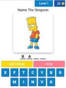 Guess The Simpsons Quiz游戏截图5