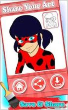 My Miraculous Ladybug & Cat Noir Coloring Book游戏截图5