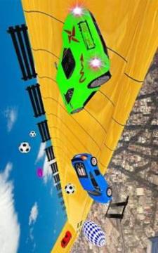 Superhero Car Racing Games:Mega Ramp Stunts游戏截图2