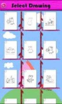 Coloring Pepa Pig for fans游戏截图2