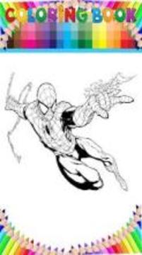 Coloring Book amazing spider hero by fans游戏截图2