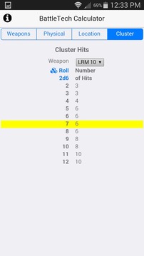 BattleTech Calculator游戏截图4