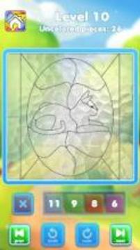 Coloring Puzzle: Glasseria Stained Glass游戏截图2