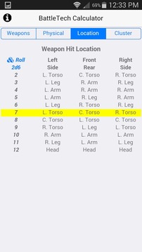 BattleTech Calculator游戏截图3