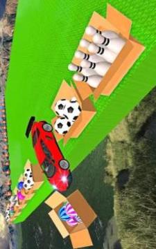 Superhero Car Racing Games:Mega Ramp Stunts游戏截图1