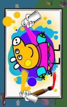 Peepa pig: Coloring book游戏截图3